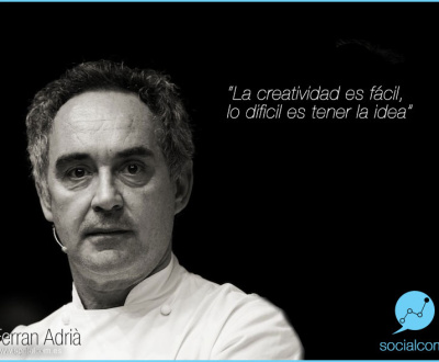Ferran Adriá por Socialcom Estrategia en Redes Sociales y Comunicación S.L.